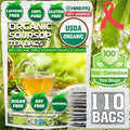 Organic Soursop Leaf Tea Bags - USDA Organic Graviola Tea (110