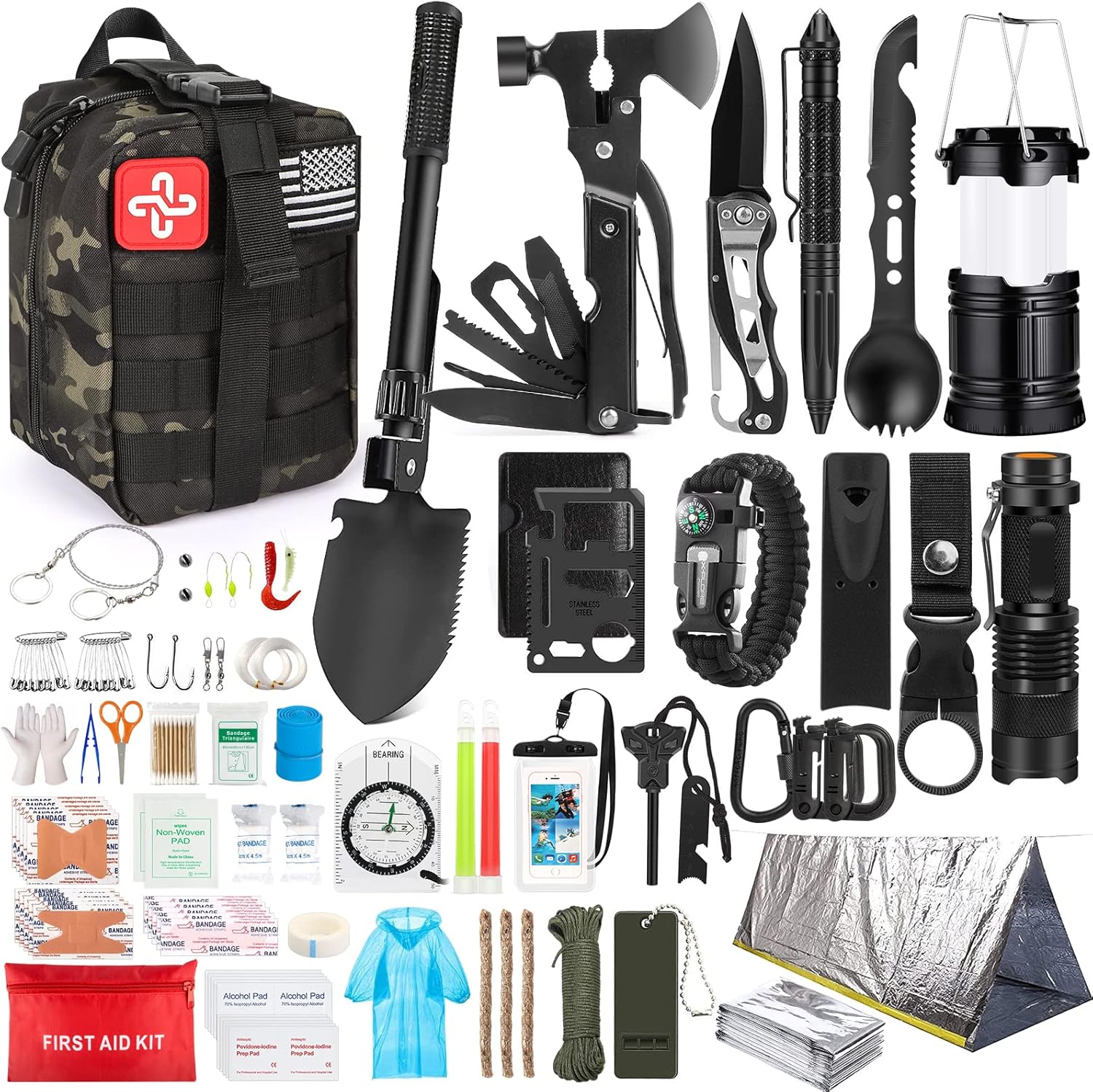 250pc Survival Kit: Ultimate Emergency Gear