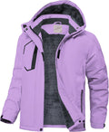 Kids Winter Jacket Waterproof Fleece Snow Jacket with Detachable Hood