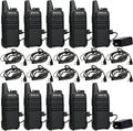 Retevis RT22 2 Way Radios Walkie Talkies - Compact Long Range Pair