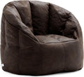 Big Joe Milano Beanbag Chair Espresso Large Blazer - Roomy Comfort