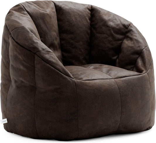 Big Joe Milano Beanbag Chair Espresso Large Blazer for Comfort