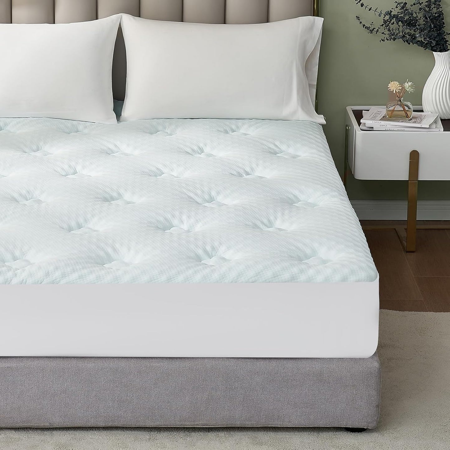 Hansleep King Mattress Topper for Ultimate Comfort and Support