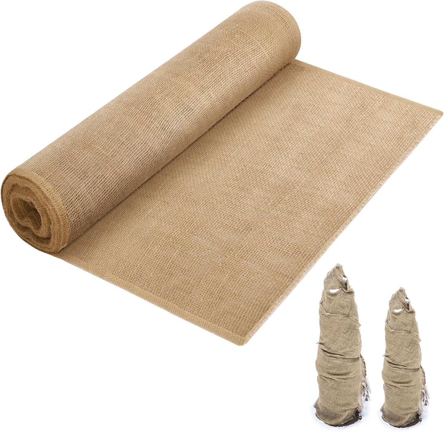 DECOHS Extra Large Burlap Fabric Roll for Winter Tree Protection