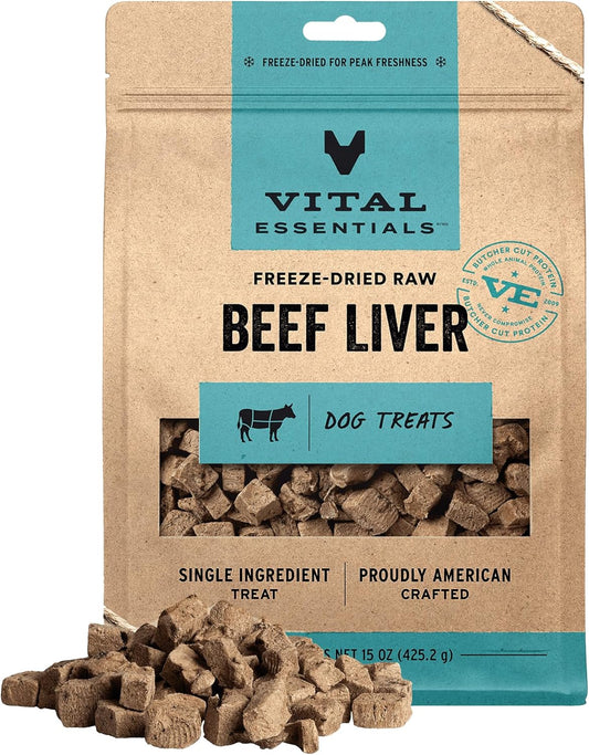 Vital Essentials Freeze-Dried Raw Beef Liver Dog Treats Review