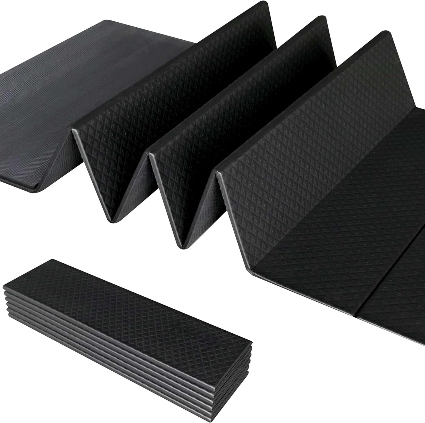 Feetlu Foldable Yoga Mat - Lightweight & Thick - Anti-Slip for Home Workouts