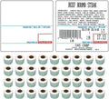 Labels LST-8020 Thermal 36 Rolls - 18,000 Labels 58 x 60mm - Scale