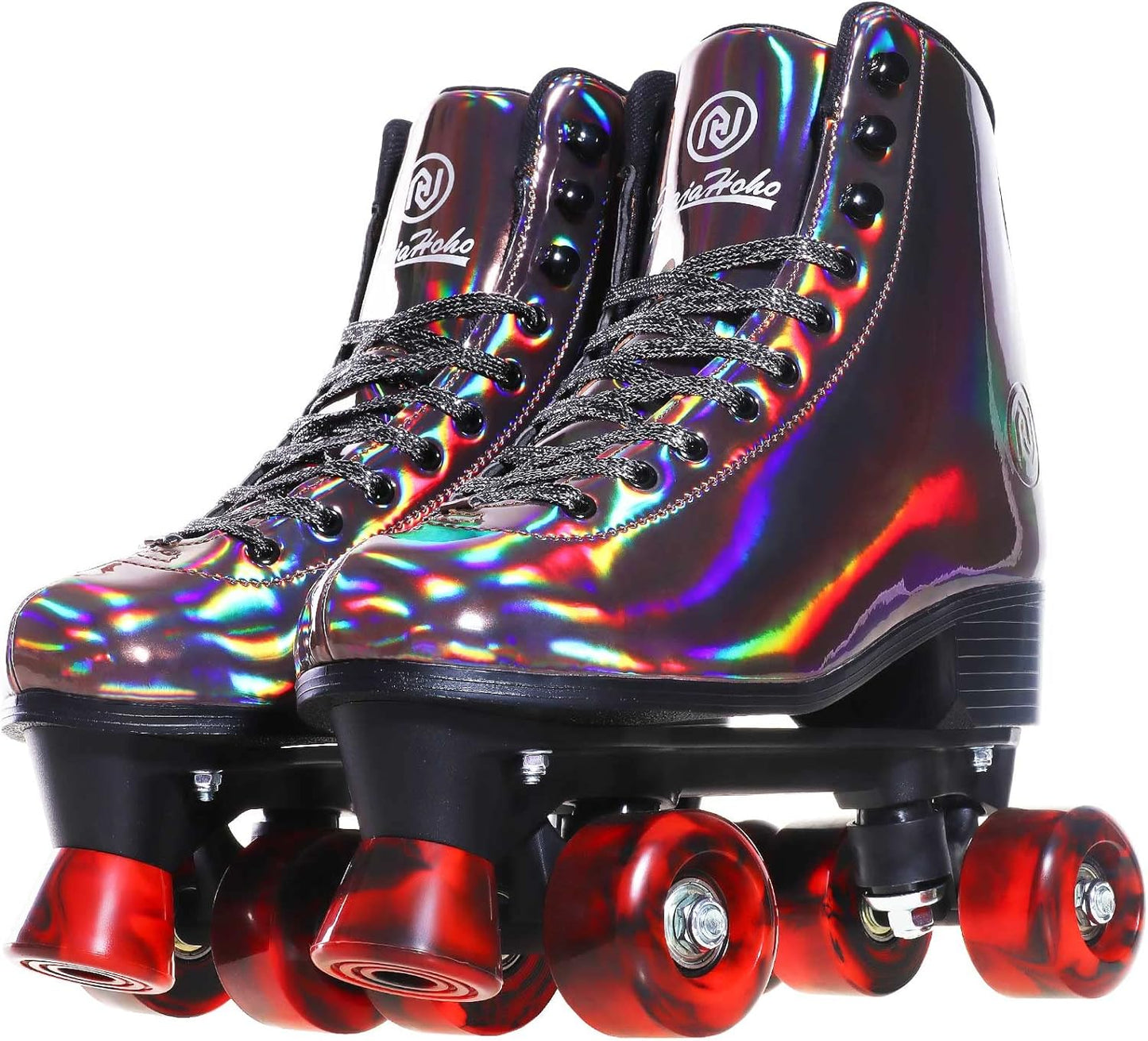 JajaHoho Roller Skates for Women - Stylish High Top Quad Skates