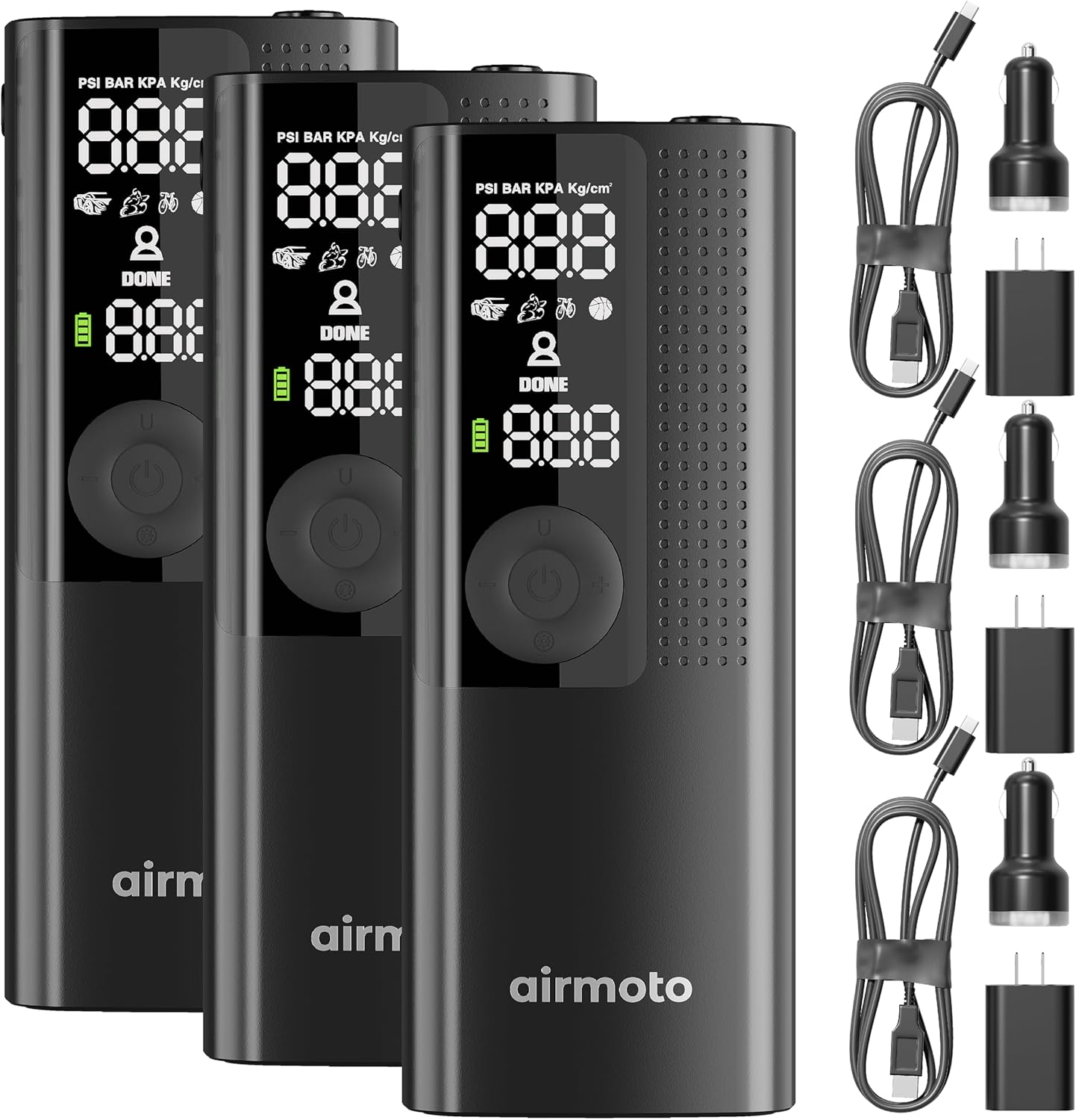 Airmoto Portable Tire Inflator and Power Kit Bundle Deal