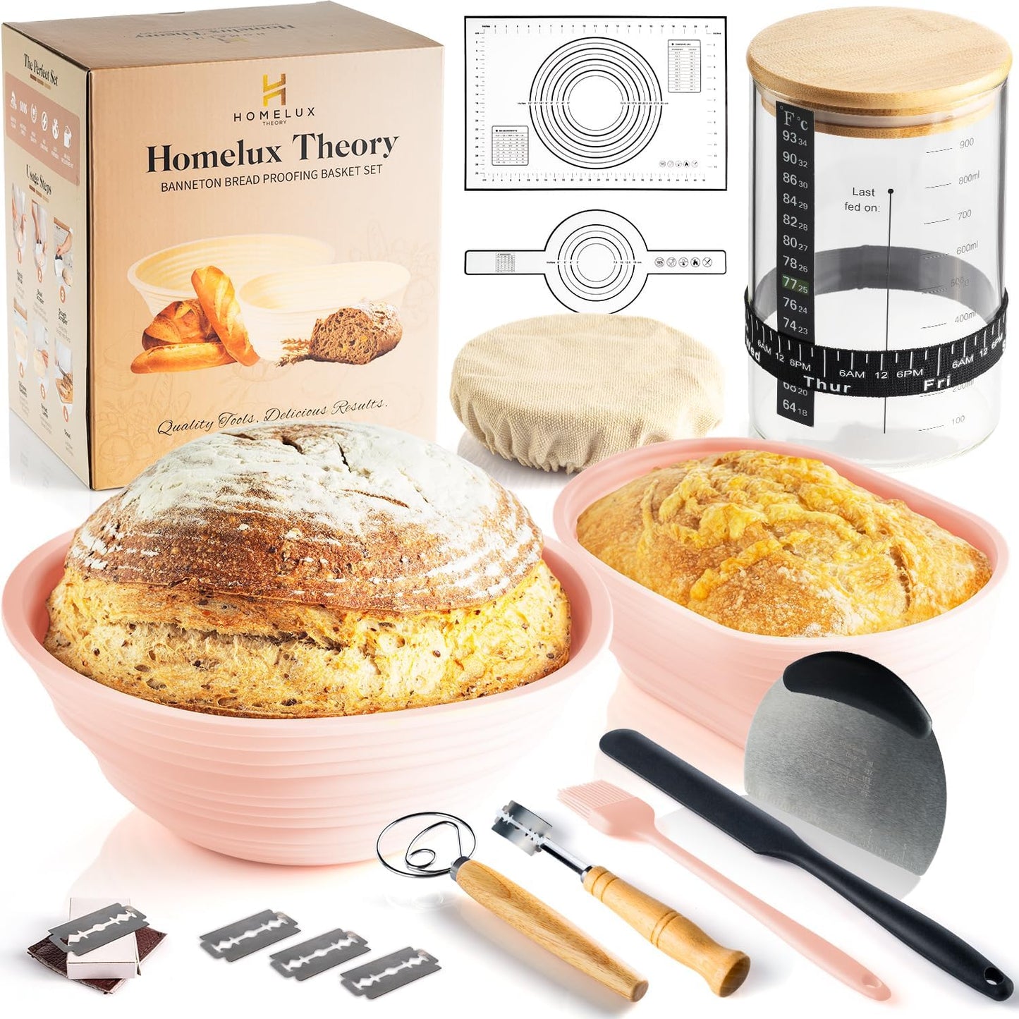 Sourdough Starter Kit for Artisan Bread Baking Supplies