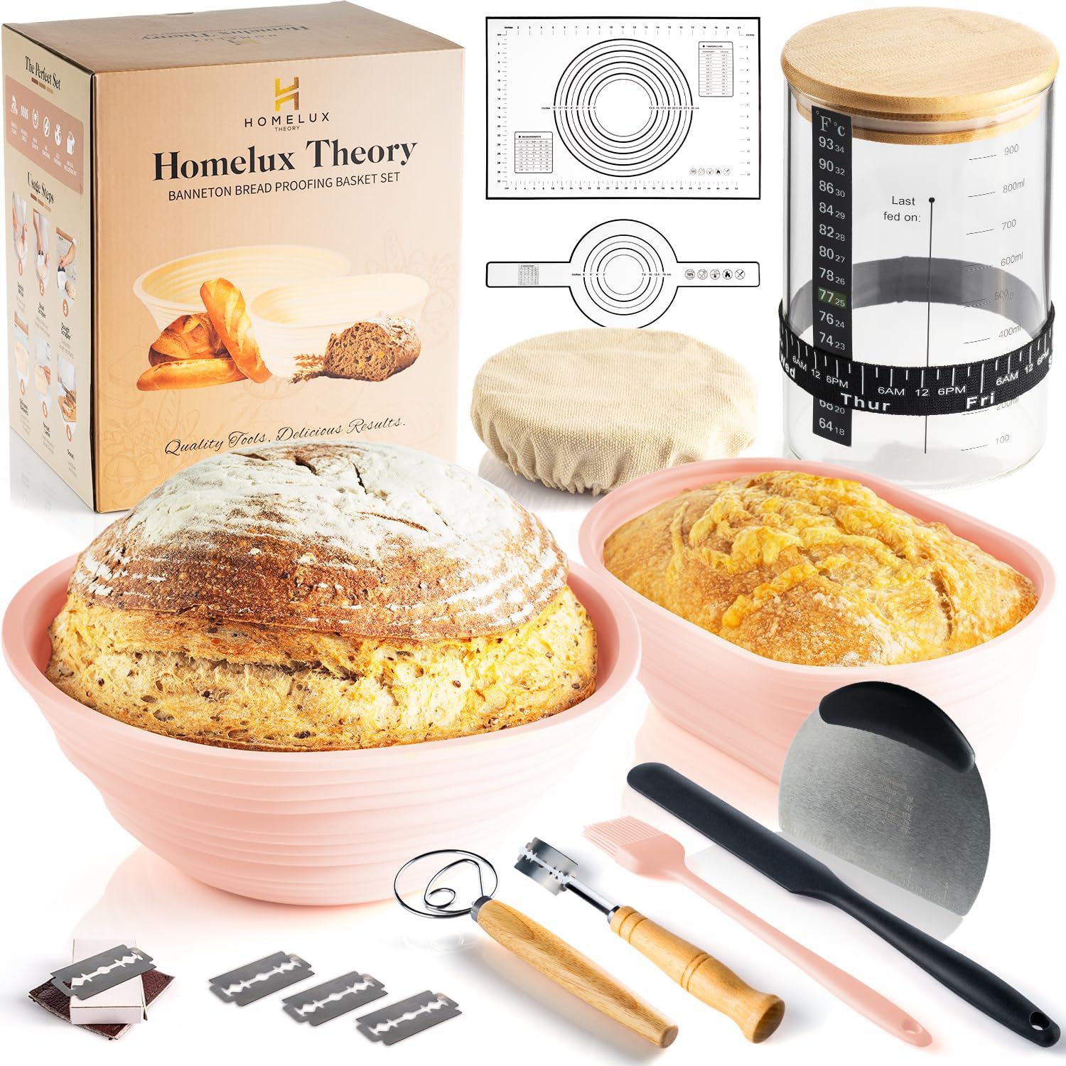 Sourdough Starter Kit for Artisan Bread Baking Supplies