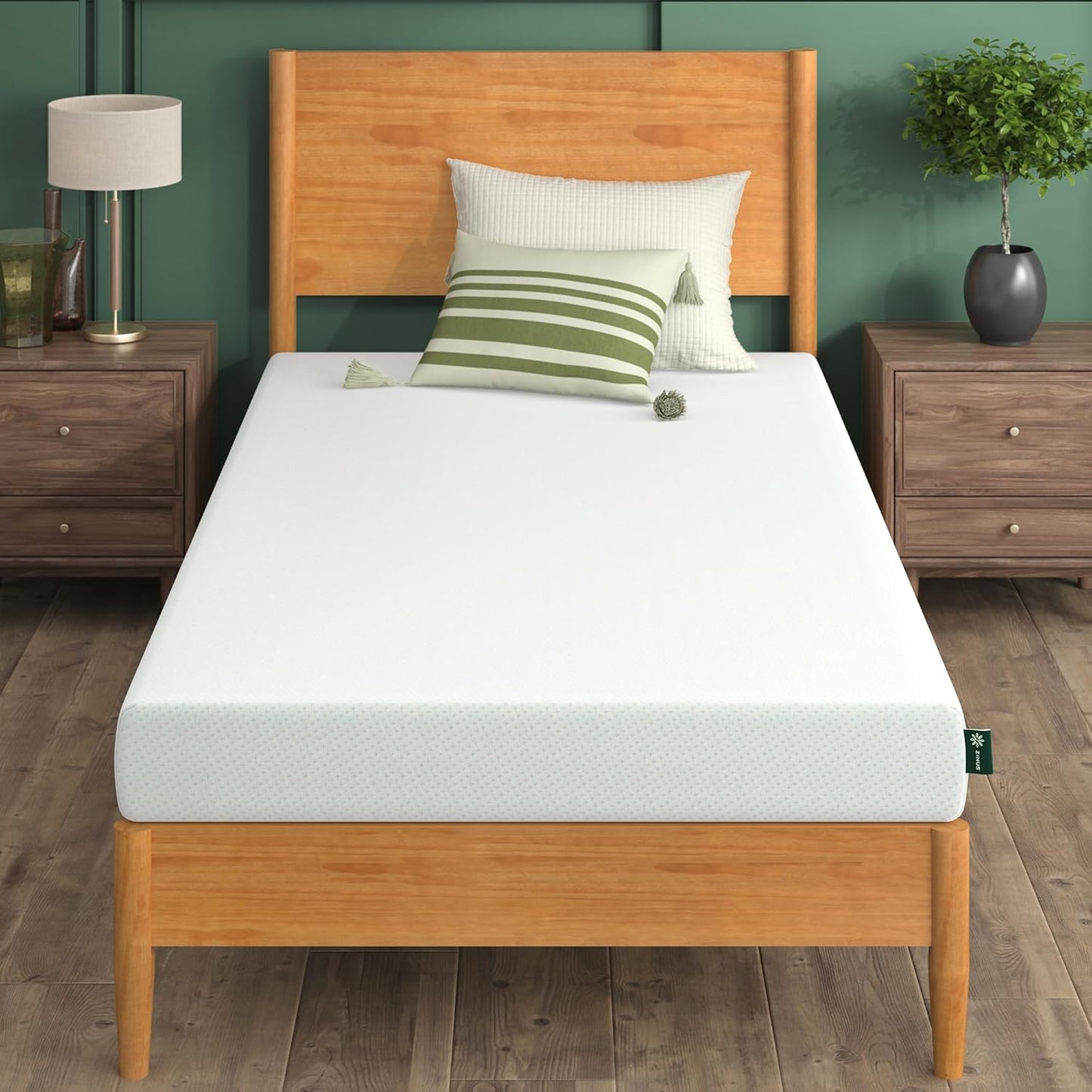 ZINUS 6 Inch Green Tea Memory Foam Mattress for Ultimate Comfort