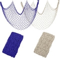 2 Pack Fish Net Decorations for Party - Nautical Wall & Table Decor