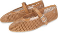 Mesh Ballet Flats for Women Buckle Strap Comfy Casual (Style DHZG)