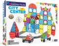 MAGNA-TILES City Center 110-Piece Magnetic Construction Set - Creative