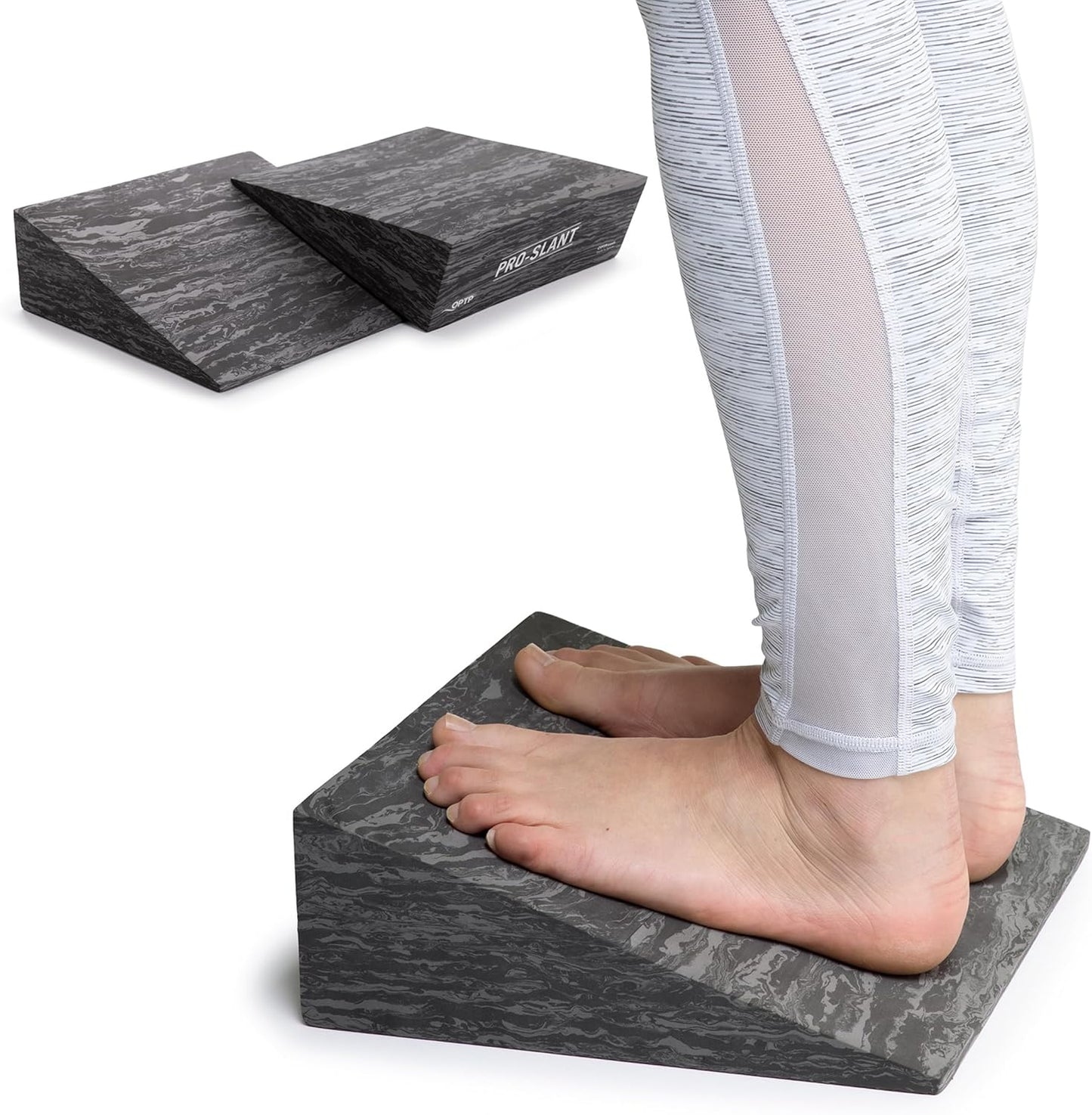 OPTP PRO-Slant Squat Wedge Pair for Rehabilitation and Stretching
