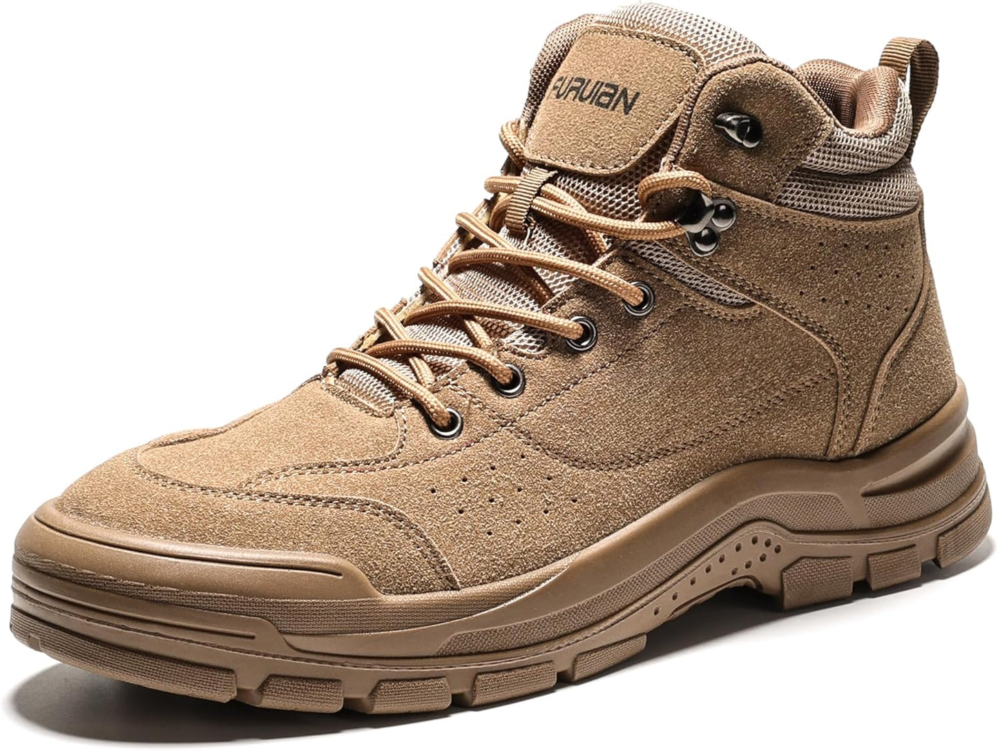 Furuian Steel Toe Boots for Men and Women - Comfortable Work Shoes
