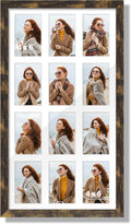 14x26 Photo Collage Frame for Twelve 4x6 Pictures Display