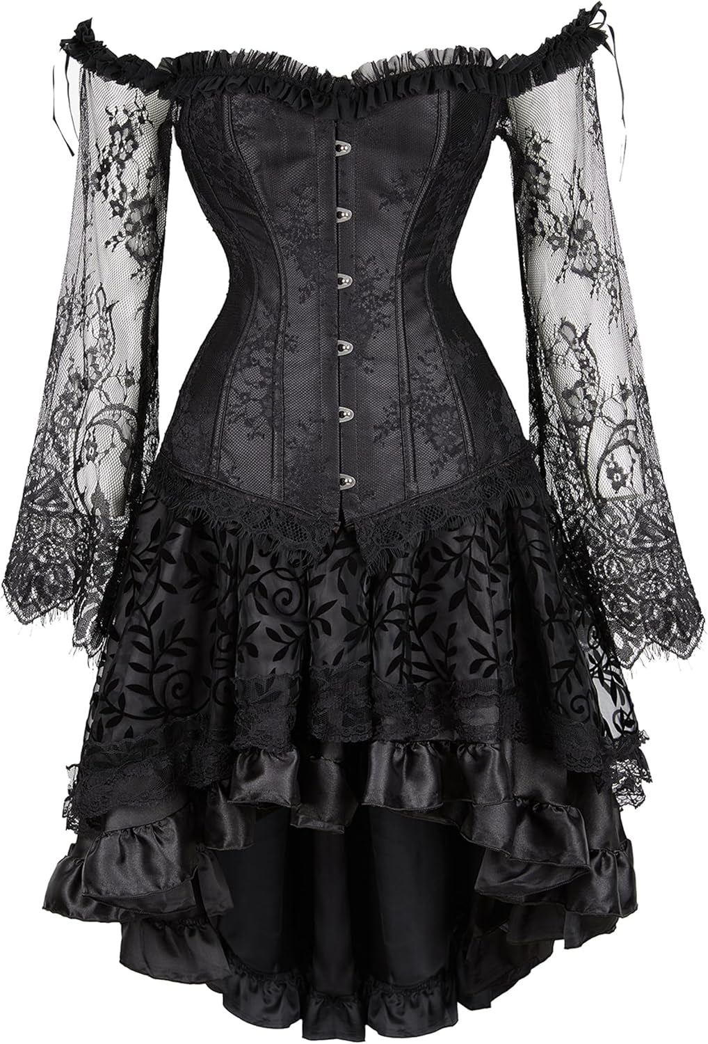 Zhitunemi Halloween Costumes Corset Tops for Women Vampire Dress