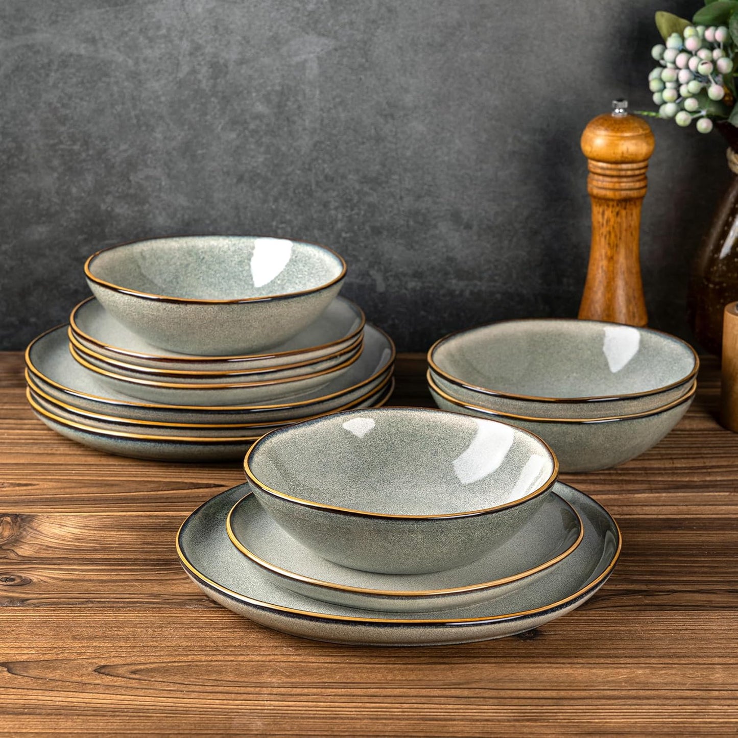 AmorArc Ceramic Dinnerware Sets for Stylish Dining Experience