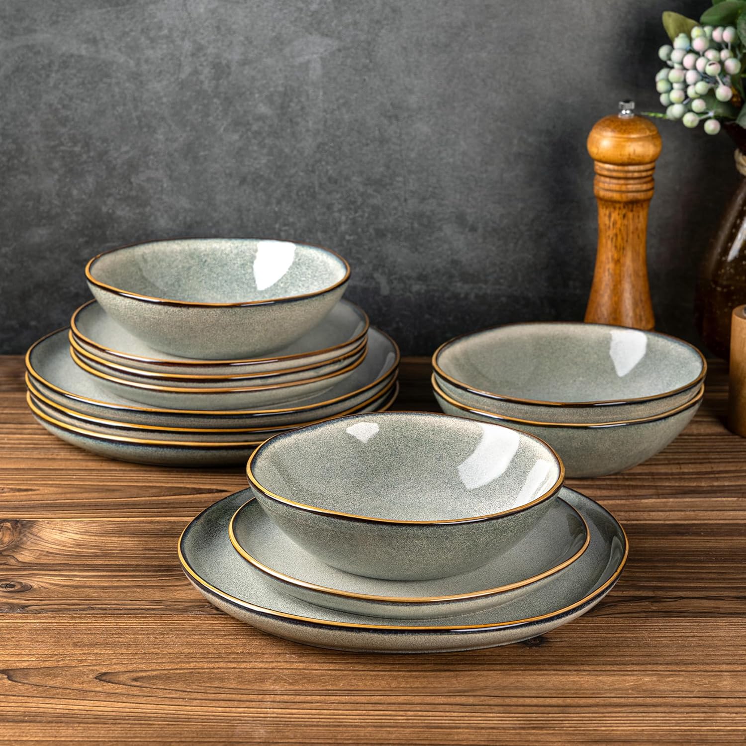 AmorArc Ceramic Dinnerware Sets for Stylish Dining Experience