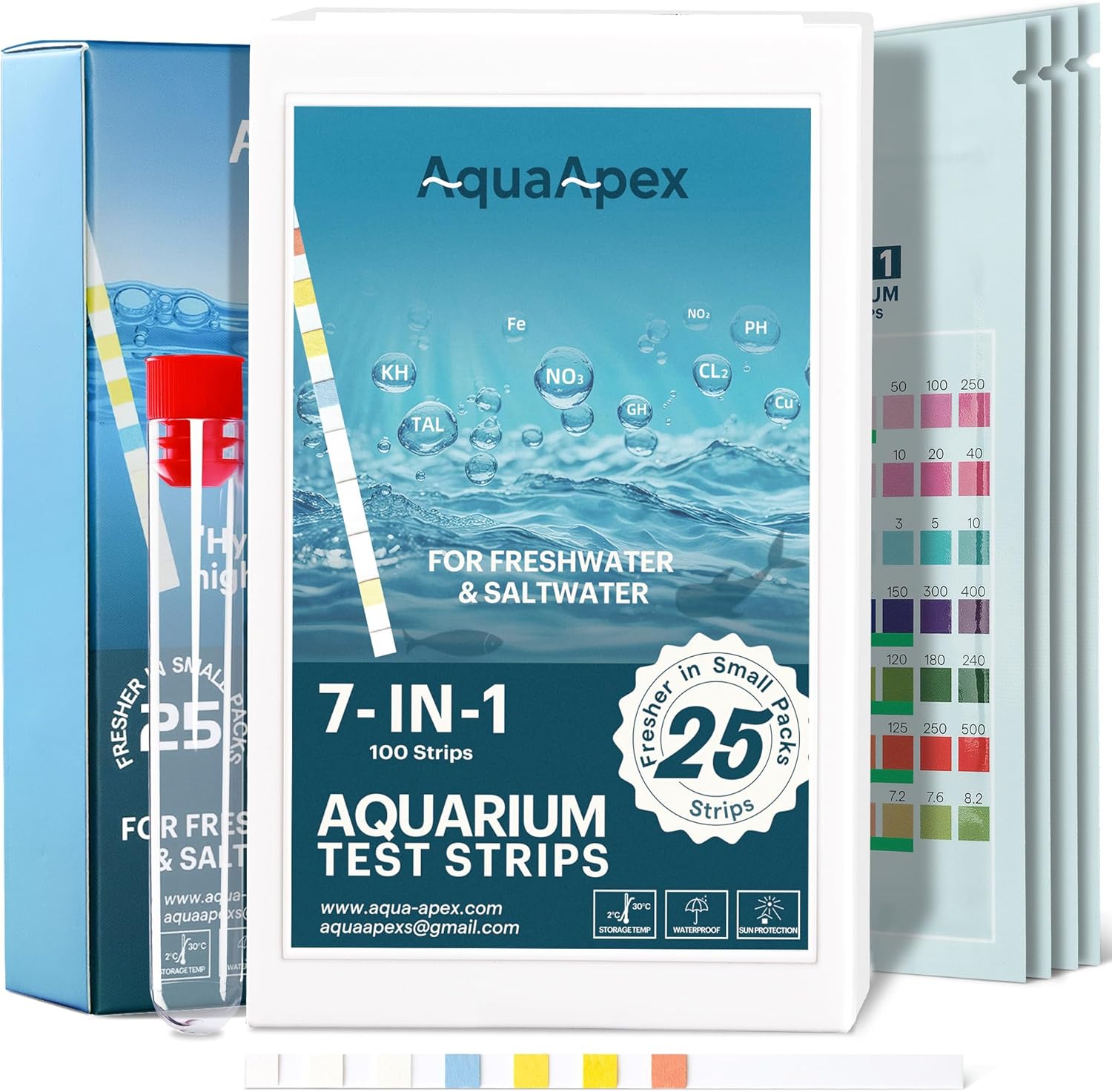 AquaApex 7-in-1 Test Kit - Perfect Water Quality Check!