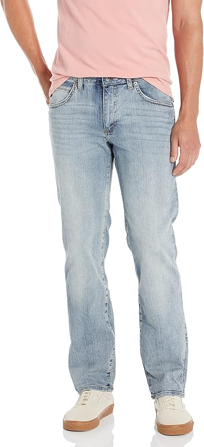 Lee Men's Modern Series Straight Fit Jean for Everyday Comfort