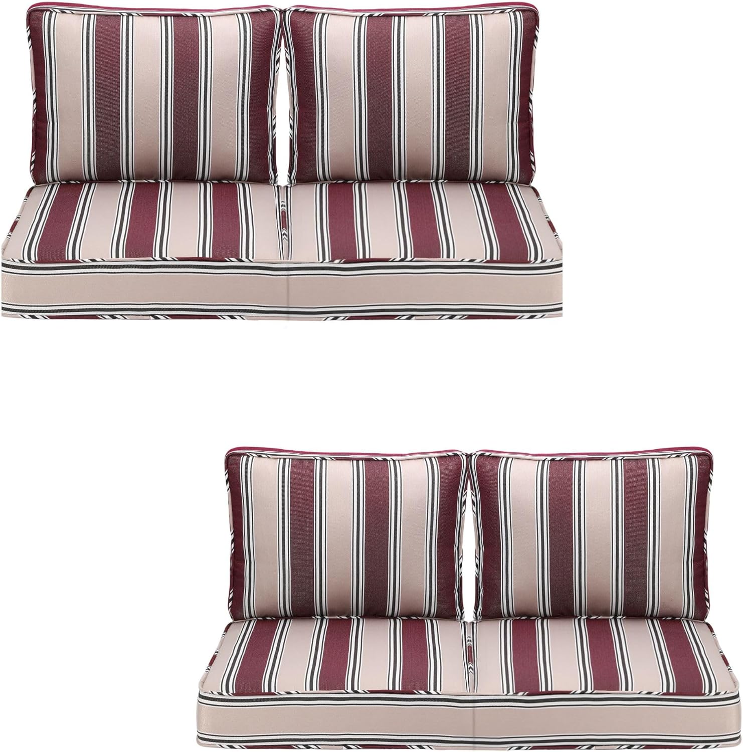 Outdoor Deep Seating Cushion Set for Comfort and Style