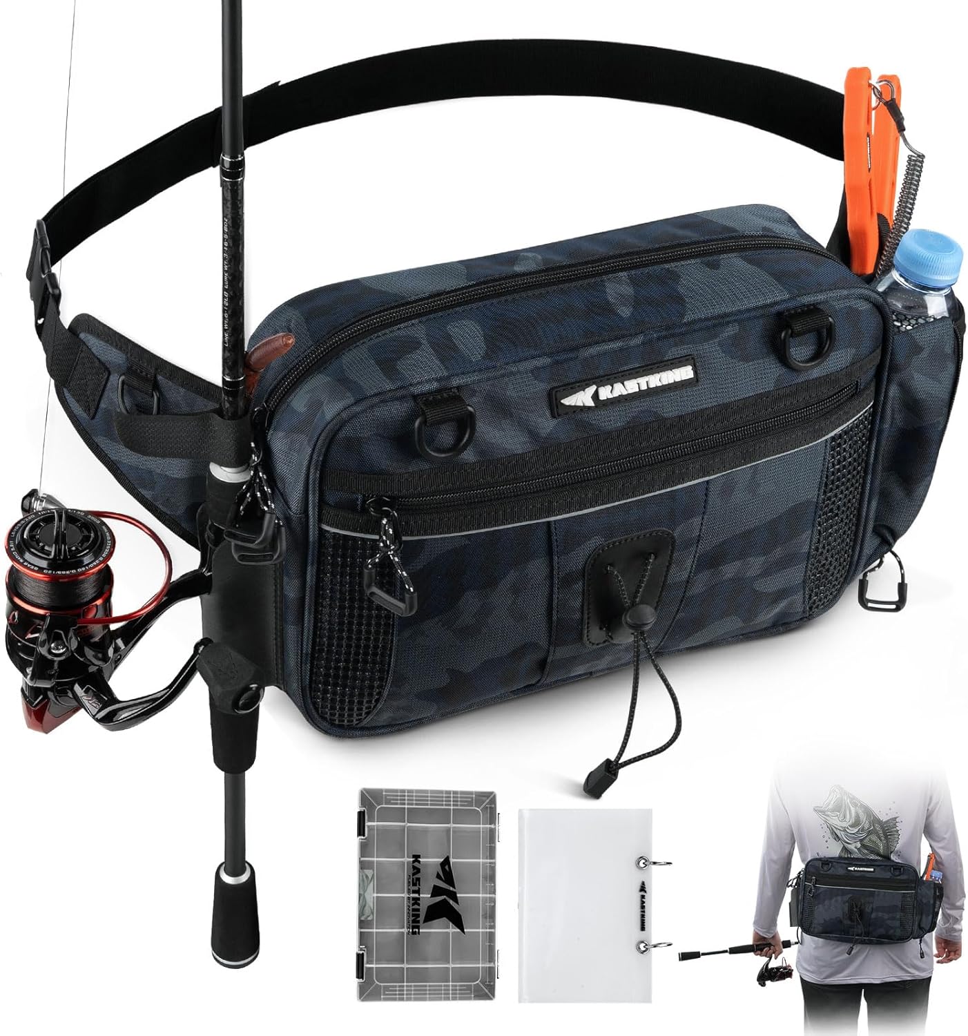 KastKing BaitSpace Waist Bag for Fishing Gear Organization