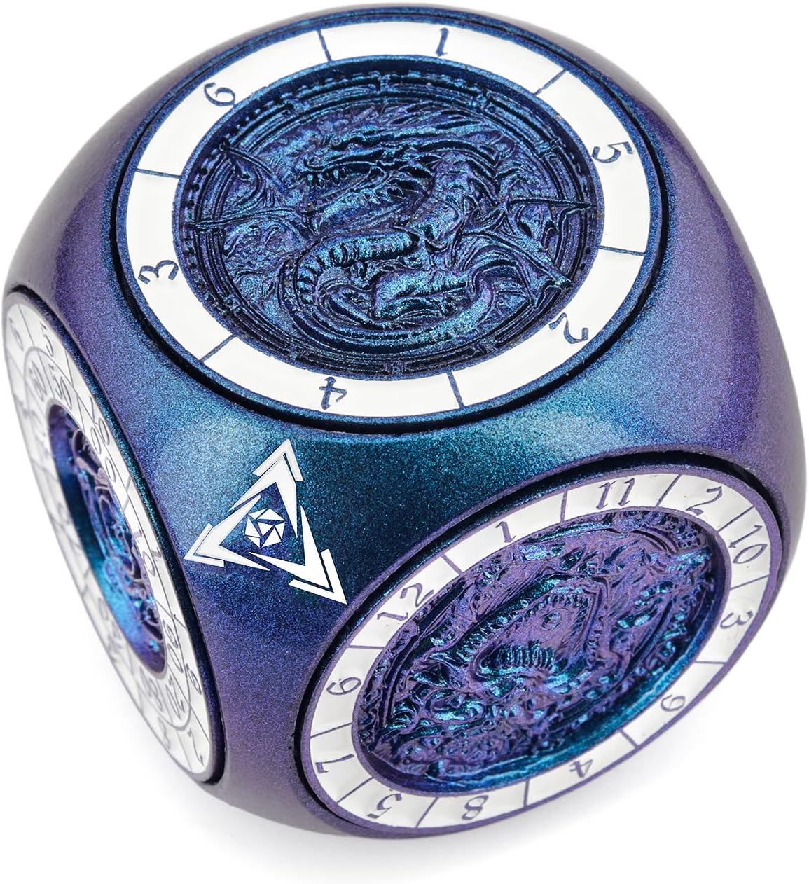 Haxtec Spinner Dice 7-in-1 Metal DND Dice Set for Gamers