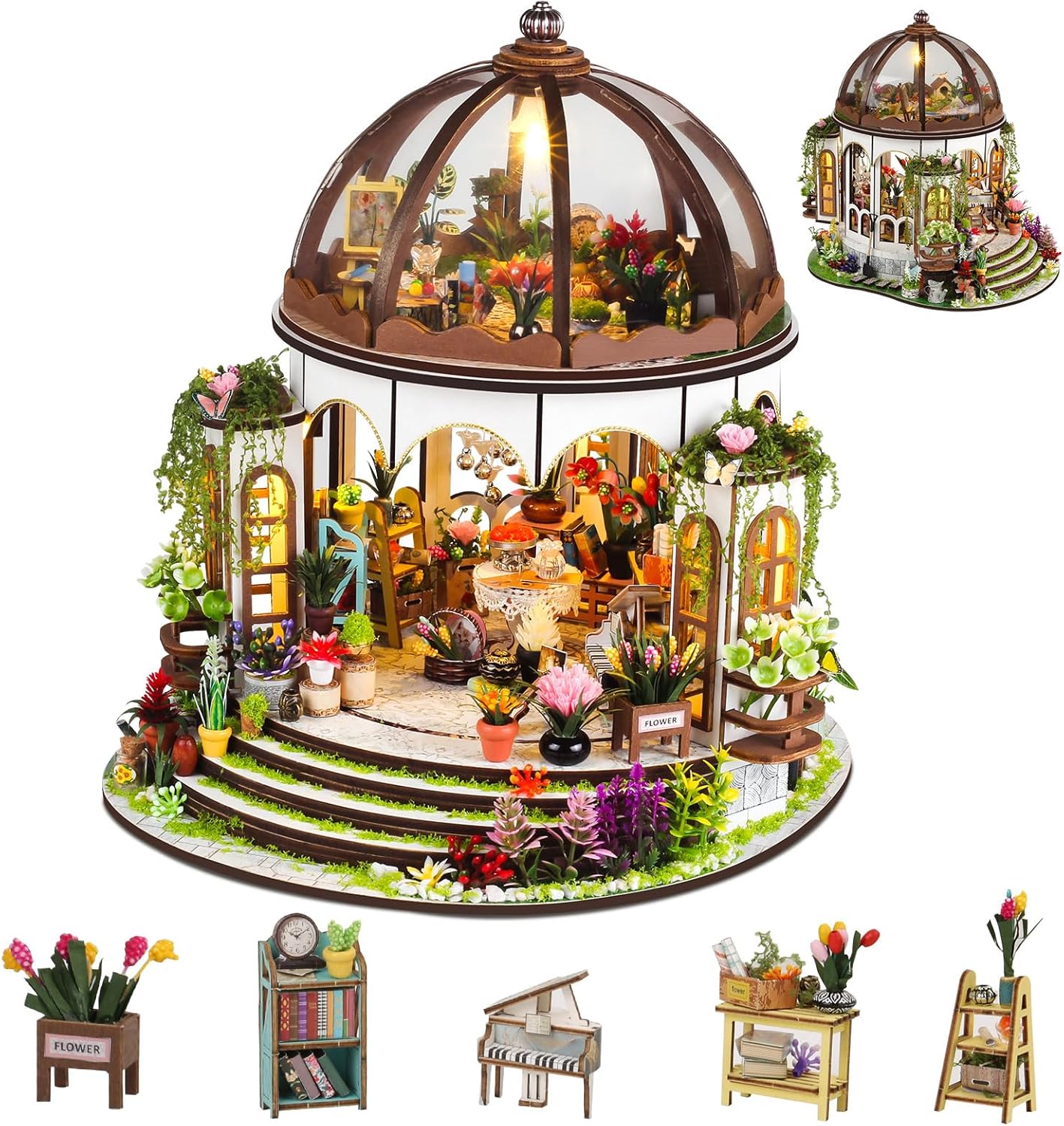 DIY Miniature House Kit for Green Garden Lovers and Hobbyists