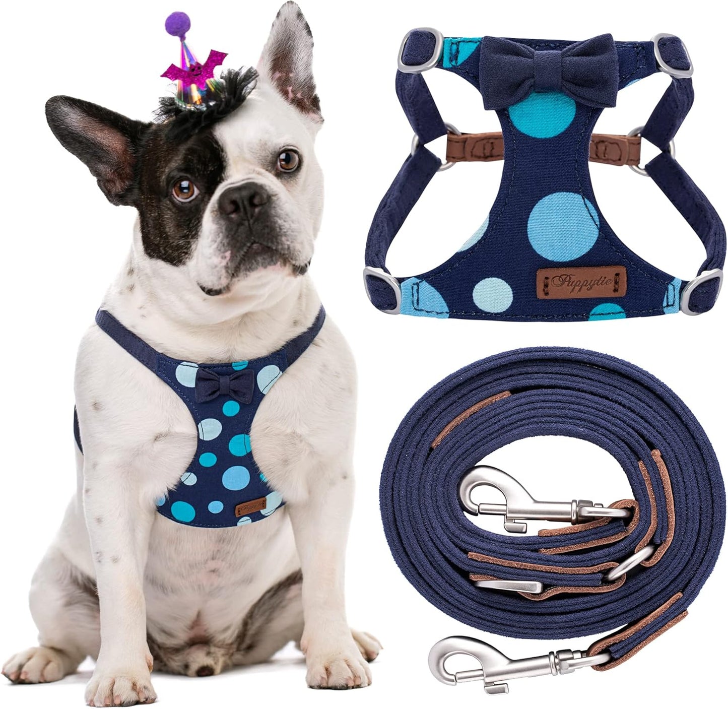 Puppytie No Pull Dog Harness for Medium Dogs with Leash