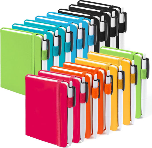 feela Mini Notebooks Bulk: Portable & Stylish Journals with Pens