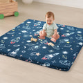 1.5 in Thick Premium Baby Floor Play Mat 50x50 - Cozy Tummy Time