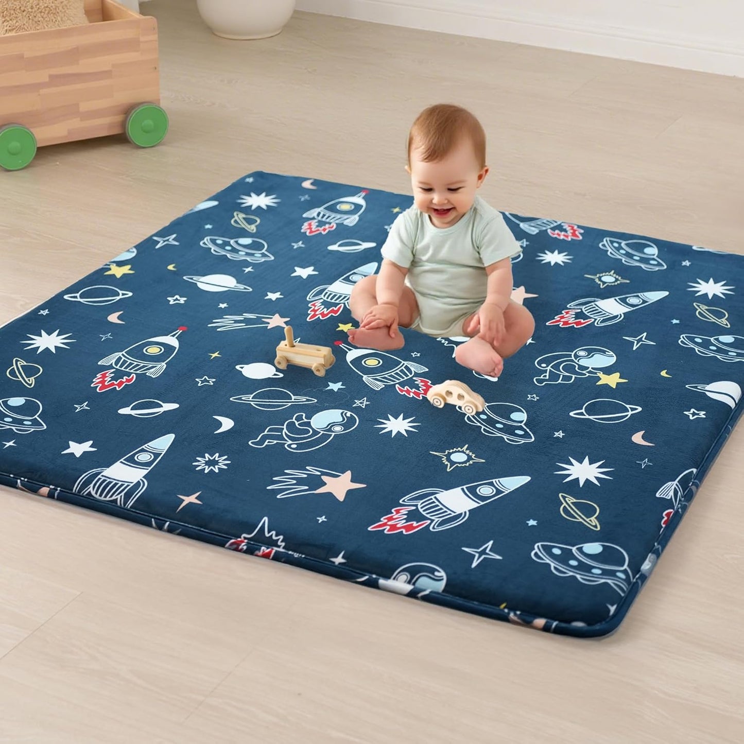 Premium Baby Floor Play Mat for Tummy Time and Crawling Fun