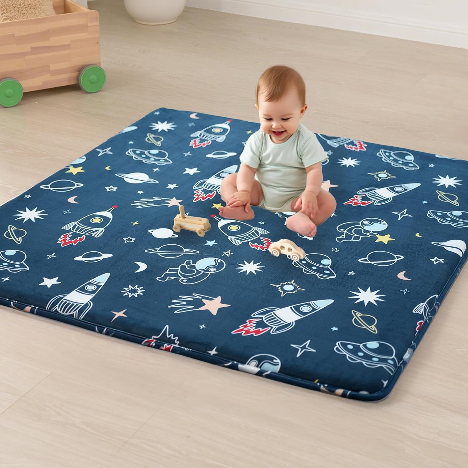 Premium Baby Floor Play Mat for Tummy Time and Crawling Fun