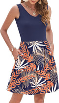 AUSELILY Womens Summer Dresses Casual Sleeveless Sundress