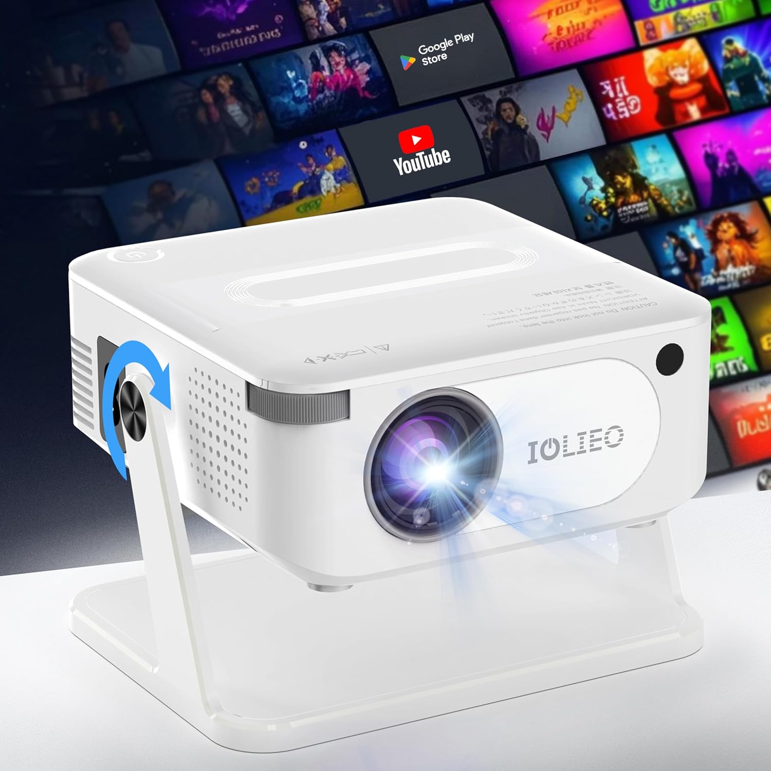 NEW Mini Projector with WiFi and Bluetooth for Home Movies