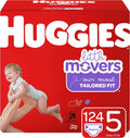 Huggies Overnites Nighttime Diapers Size 5 (124 Count) - Up to 12