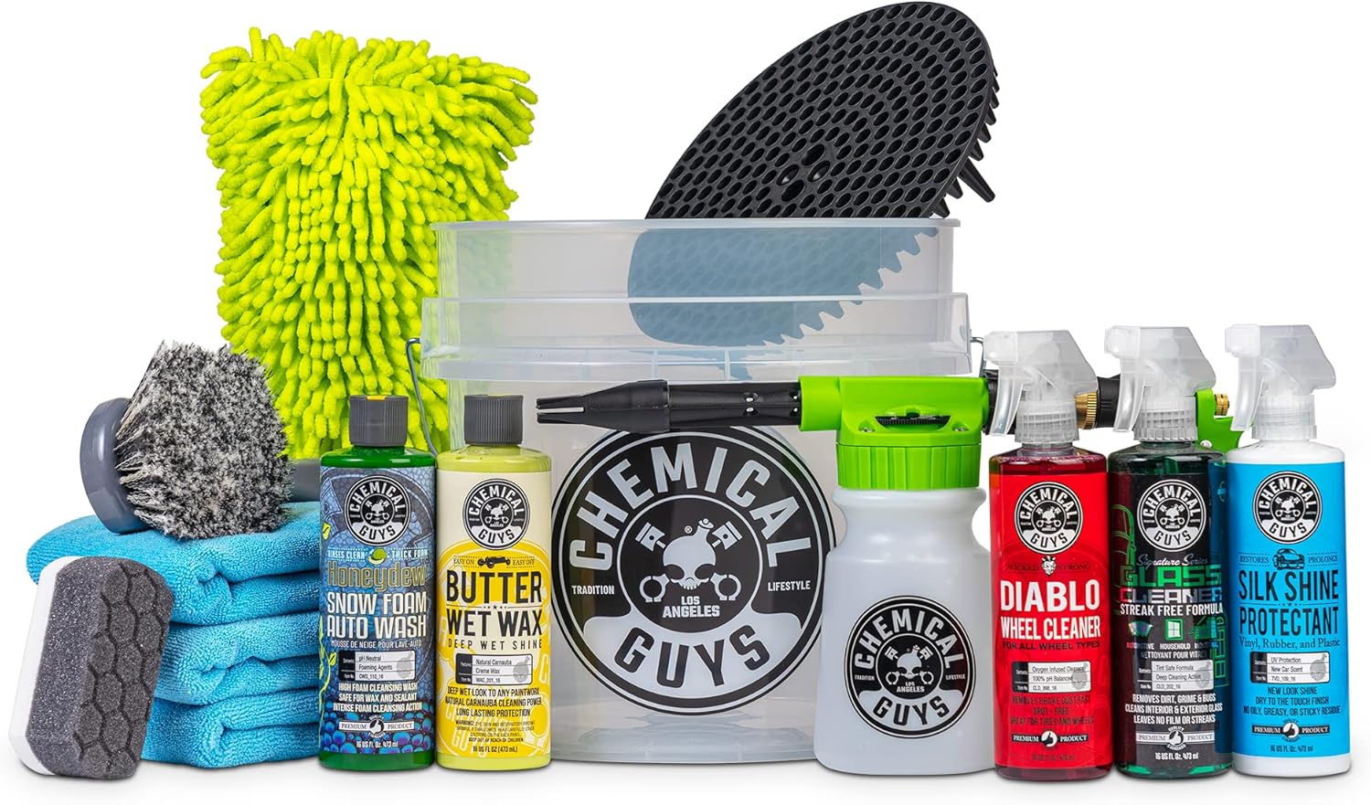 Ultimate Car Care Kit by Chemical Guys - 16 oz Cleaning Chemicals Gift