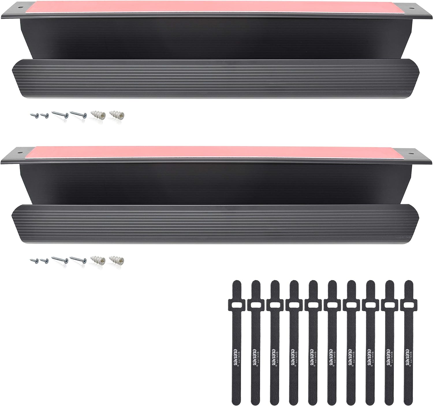 Hide & Organize Cables - 2-PK Cable Tray Set!