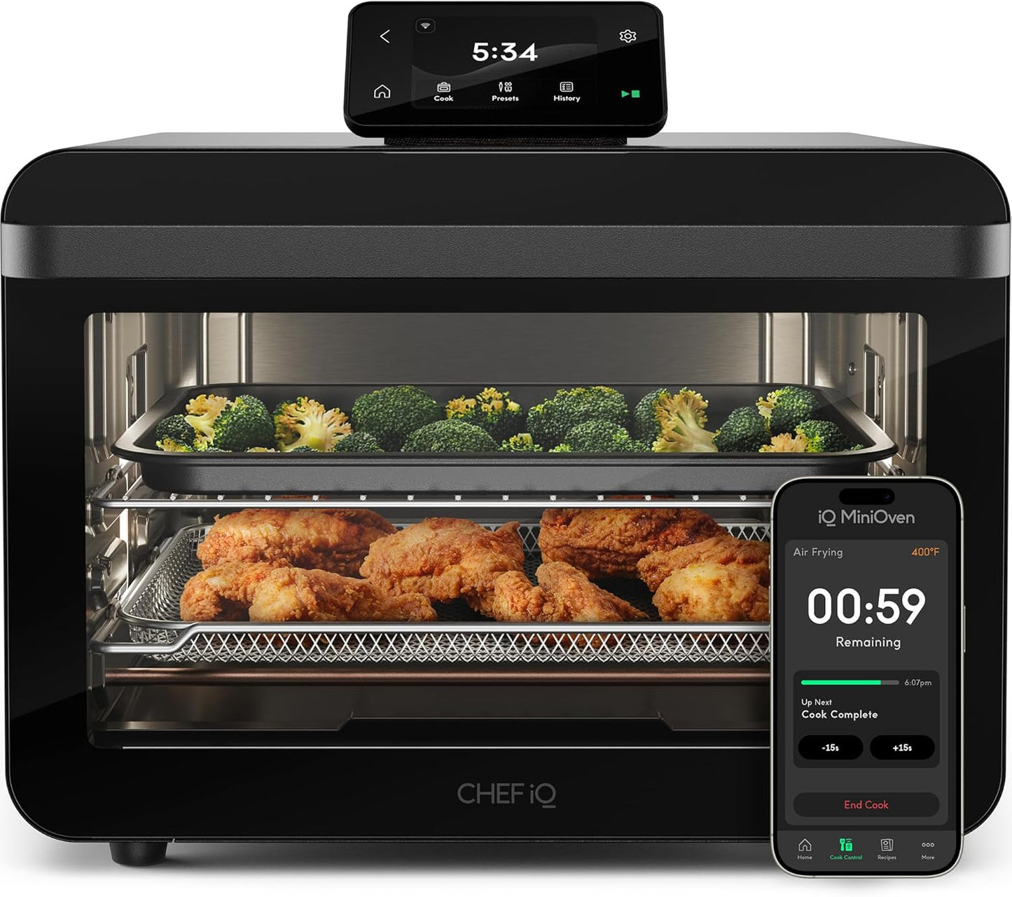 CHEF iQ MiniOven Smart Toaster Oven Air Fryer Combo Review