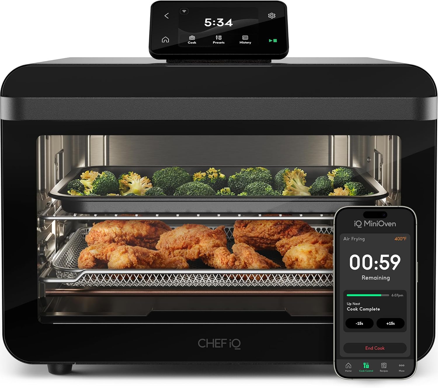 CHEF iQ MiniOven Smart Toaster Oven Air Fryer Combo Review