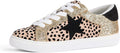 Women's Fashion Star Sneaker Lace Up Low Top - Cushioned Comfort