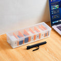 Cable Organizer Storage Box with 16 Cable Ties - Customizable Cord