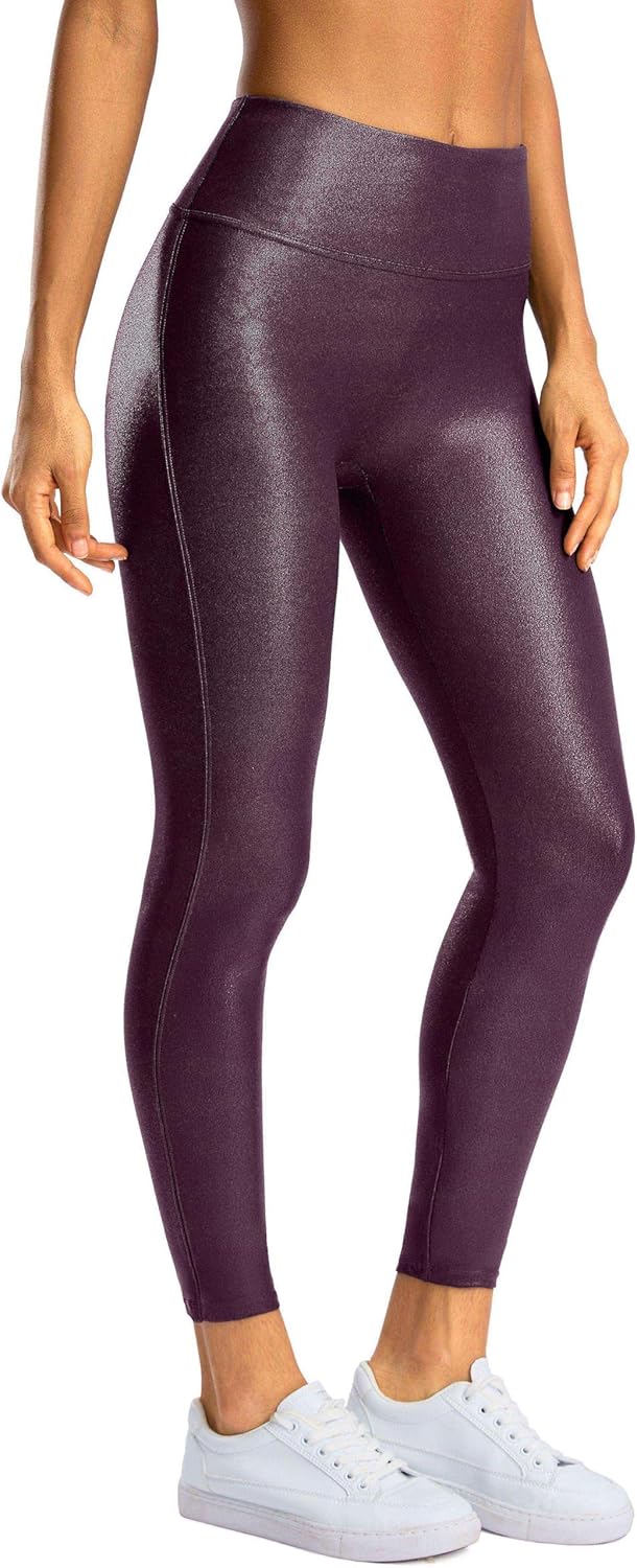 SANTINY Women's Faux Leather Leggings for Stylish Comfort