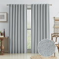 Full Blackout Curtains 84 in Drop Light Grey - Energy Smart Noise