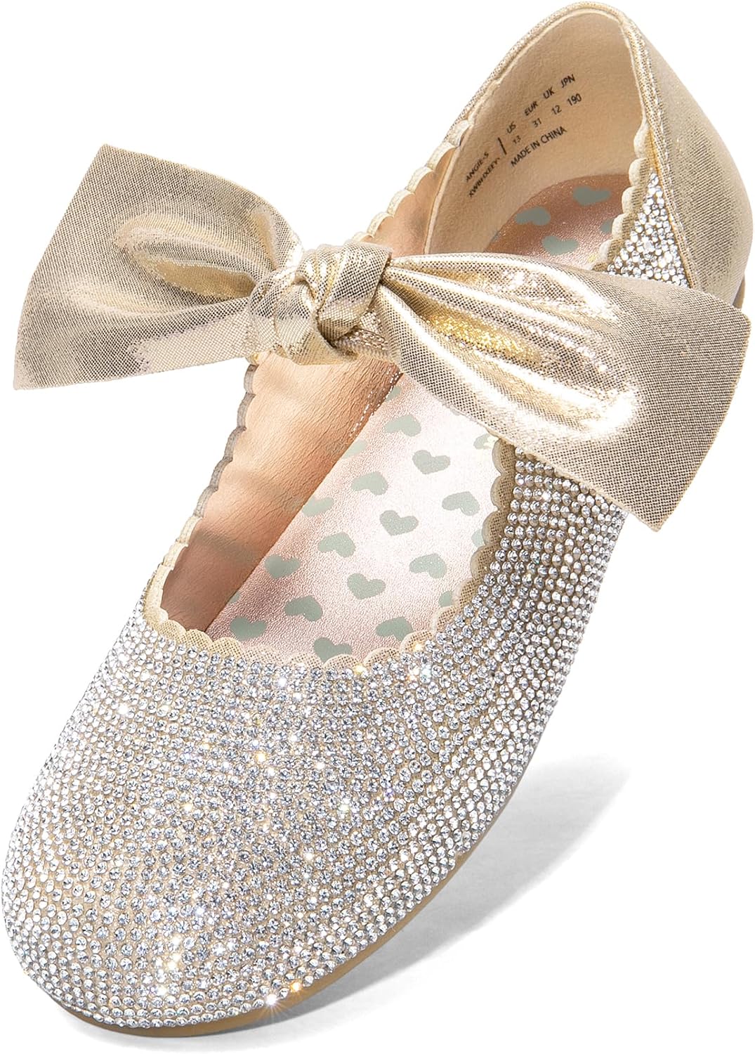DREAM PAIRS Girls Ballerina Flats with Bow for Every Occasion