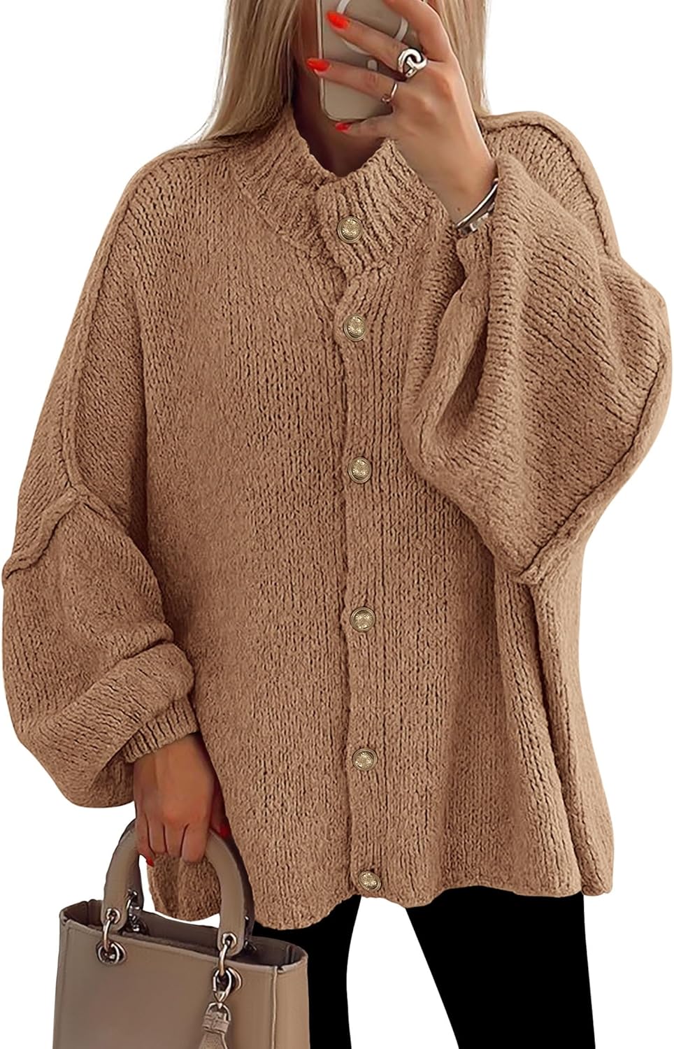 PRETTYGARDEN Women's Winter Button Down Cardigan Sweaters