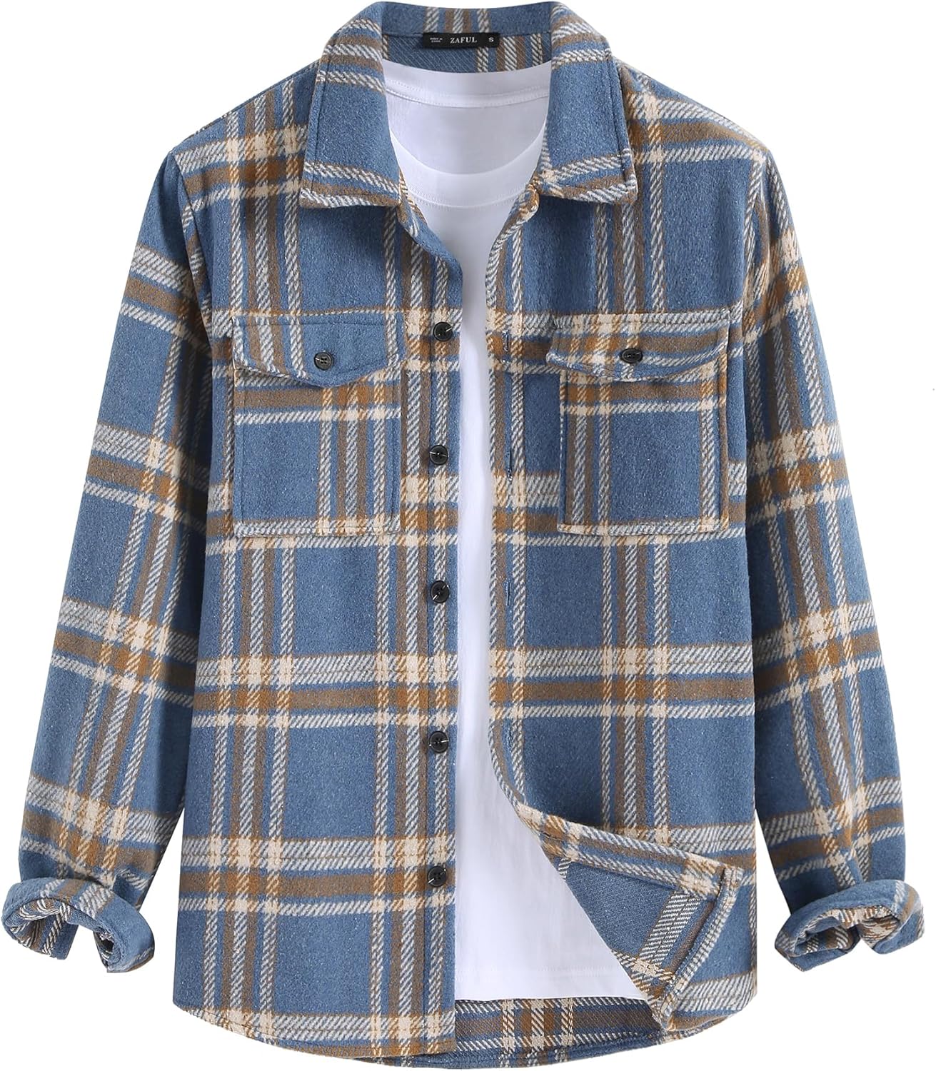 Stylish ZAFUL Mens Plaid Shirt for Every Season and Occasion